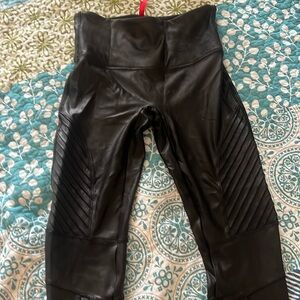 Spanx leather leggings